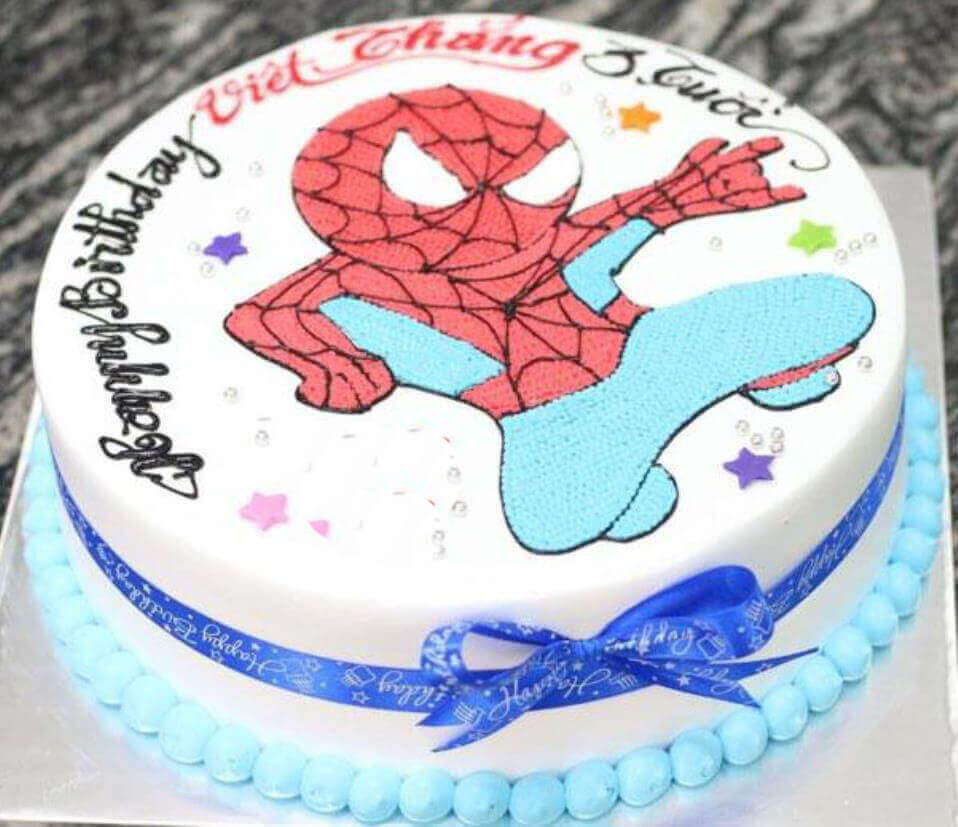 Bánh sinh nhật Người nhện tuyệt vời