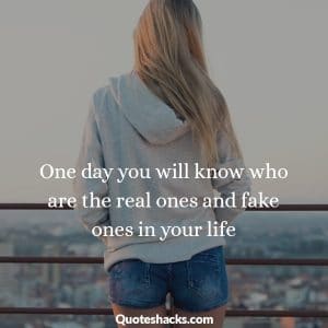 Fake love quote